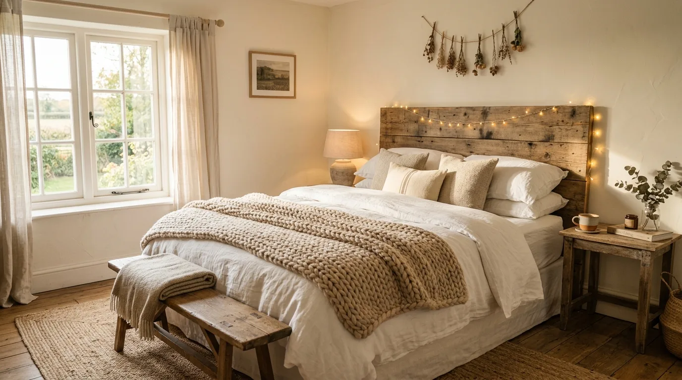 Cozy Bedroom Farmhouse Style for 10 farmhouse decor ideas for a cozy home